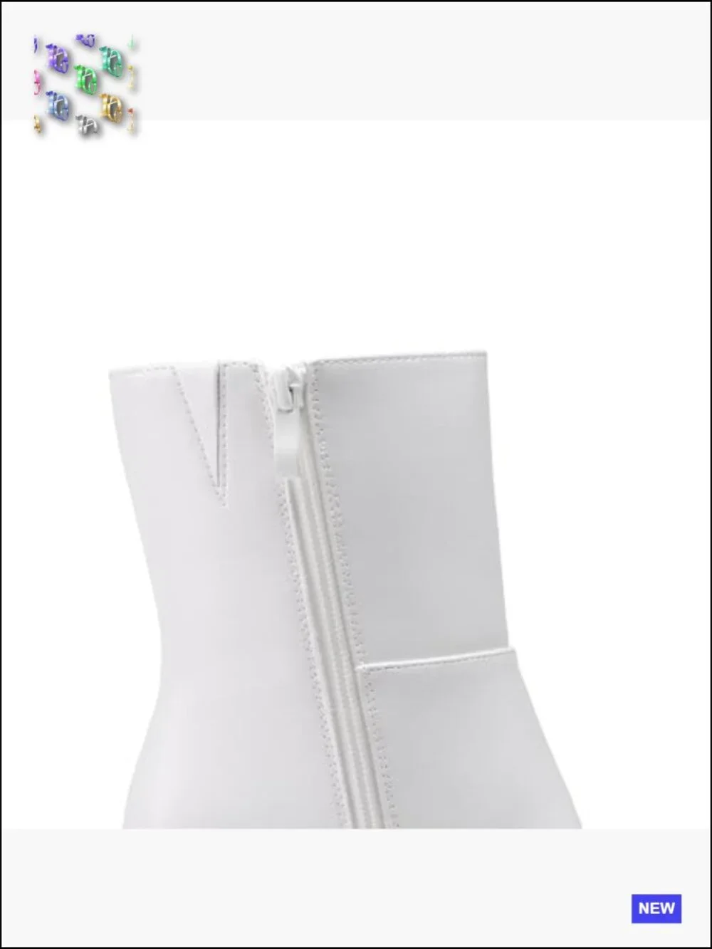 Chunky Platform Gogo Ankle Boots Square Toe Side Zipper Party Heels Y2K Fashion